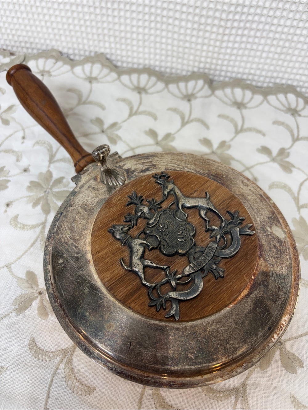Silver plate, silent Butler/crumb catcher - Picture 1 of 7
